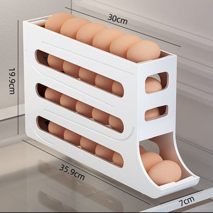 🔥Hot Sale🔥4-Tier Tilted Design Egg Storage Rack🥚