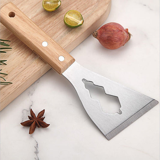 Multifunction Putty Knife with Wooden Handle